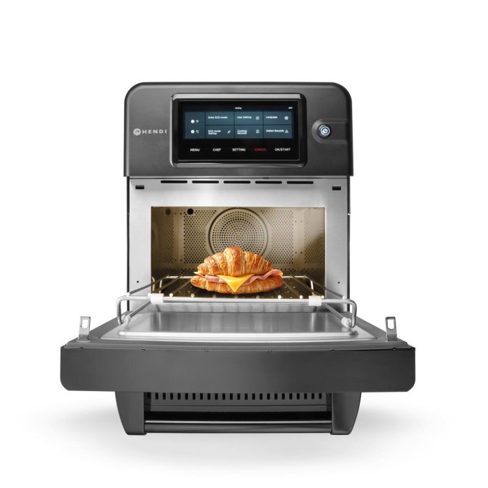 Cuptor de mare viteză CombiTurbo, HENDI, 18L, Negru, 230V/3000W, 402x735x(Î)608mm - Image 5