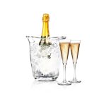 Frapiera / racitor vin, sampanie, Hendi, policarbonat transparent, 22 x 18.5 x 22. 6 cm - Image 2