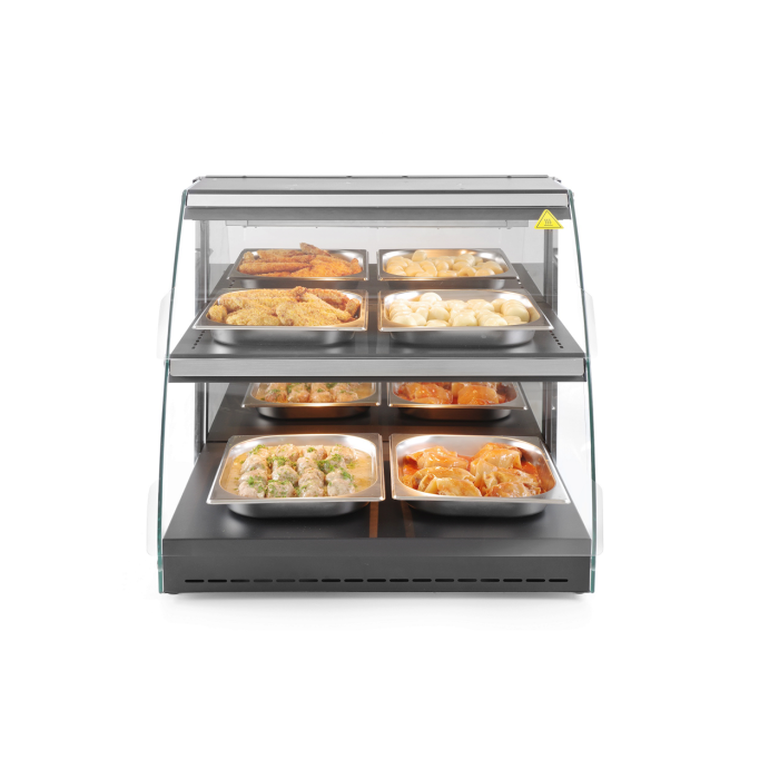 Vitrina calda de prezentare tip GN 1/2 interval temp. 30/90?C 560 W, ARKTIC by Hendi, 650x467x(H)630 mm - Image 2