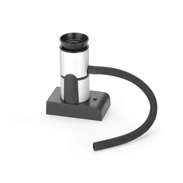 Infuzor de fum Hendi, camera detasabila, filtru integrat, furtun flexibil de cauciuc (30 cm), Aluminiu, 90x54x122 mm - Image 2