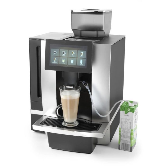 Aparat de cafea automat cu ecran tactil, HENDI, argintiu, 230V/2700W, 390x511x(H)582mm - Image 3