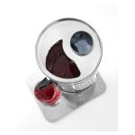 Dispenser profesional pentru suc 5 litri, sistem racire cu cuburi gheata, corp inox, cuva policarbonat, robinet anti-picurare, Hendi, 28x22x(H)51 cm - Image 3