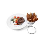 Suport servire cartofi prajiti, inox, 95/110x(H)175 mm, Hendi - Image 2