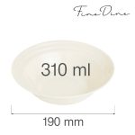 Bol Fine Dine, Crema 310 ml, 140 mm - Image 6