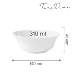 Bol Bianco, Alb 310 ml, Fine Dine - Image 3