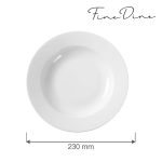 Farfurie adâncă Bianco 230 mm Fine Dine - Image 2
