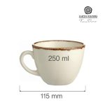 Ceașcă de cafea Vanilla , 230 ml Fine Dine - Image 2