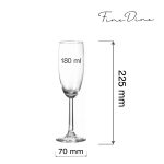 Pahar de șampanie Volare Banquet, 180 ml, Fine Dine - Image 8