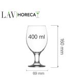Pahar de bere Sofia, 400 ml, LAV - Image 5