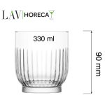 Pahar Tokyo 330 ml, LAV - Image 11