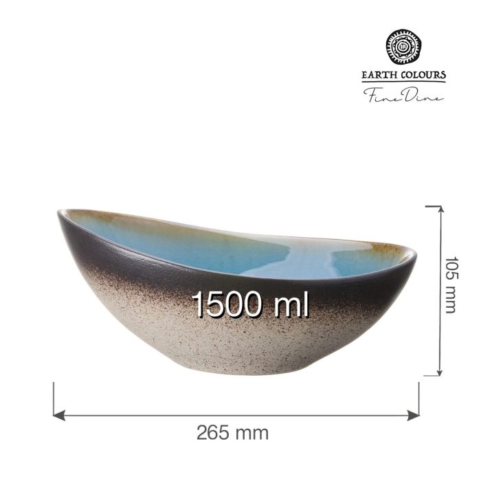 Bol oval Azure, 240mm Fine Dine - Image 12