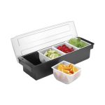 Cutie ingrediente cu 4 compartimente, Bar , 480x150x(H)100mm - Image 6