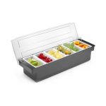 Cutie pentru ingrediente Hendi, 6 recipiente  480x150x(H)100mm - Image 9