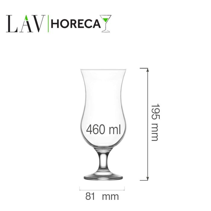 Pahar cocktail Hurricane Miami, 460 ml, LAV - Image 9