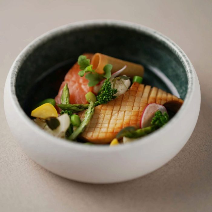 Bol Goro White Green 140 mm, 450 ml Fine Dine - Image 11