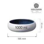 Bol Goro White Blue 195 mm, 1000 ml Fine Dine - Image 10