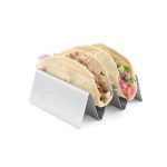 Suport din inox Hendi, pentru 4 taco/hot-dog/bagheta, 225x115x(H)50mm - Image 3