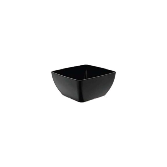 Bol pătrat din melamină, negru, 250x250x(h)120mm Fine Dine - Image 7