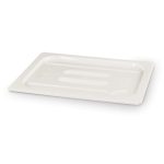 Capac pentru recipiente GN din policarbonat alb, HENDI, GN 1/2, alb, 265x325mm