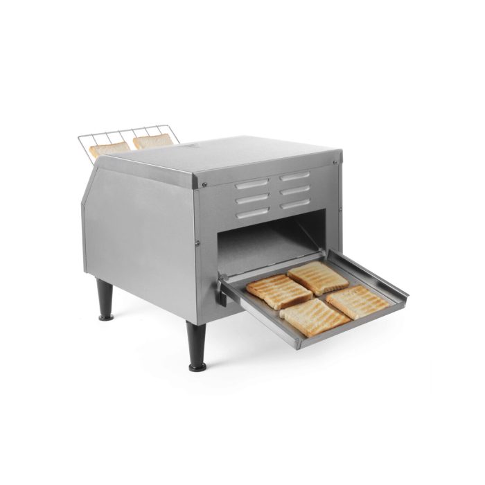 Toaster / prajitor paine profesional tip tunel, 2240 W, corp inox, Hendi, 418x368x(H)387 mm - Image 4