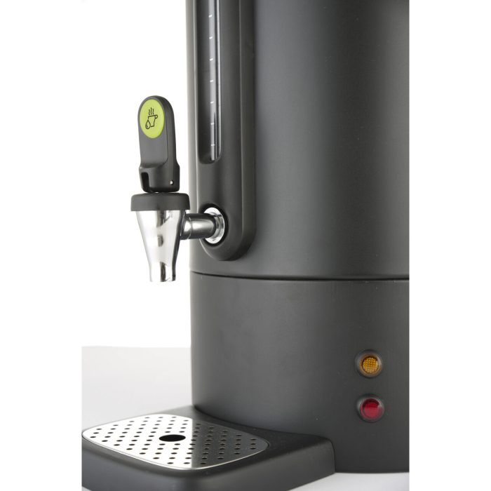 Boiler pentru bauturi fierbinti 9 litri, inox, negru mat, termostat 0-100 gr C, 950 W, Concept Line Hendi, 307x330x(H)450 mm - Image 2