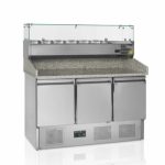 Masă de pizza Tefcold Pt1365 + Vk33-140