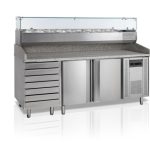 Masă de pizza Tefcold Pt1310 + Vk38-200