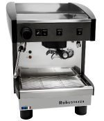 Mașină de cafea semi-automatică Robustezza St1M/ Negru + Cupă mare, Fază unică