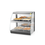 Vitrina calda de prezentare tip GN 1/2 interval temp. 30/90?C 560 W, ARKTIC by Hendi, 650x467x(H)630 mm - Image 3