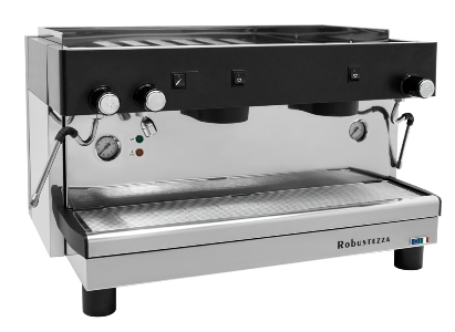 Mașină de cafea semi-automatică Robustezza Sth2M/ Negru + Cupă înaltă Multiphase