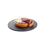 Platou rotund servire, Hendi, din melamina cu aspect ardezie, 430x(H)7 mm - Image 2
