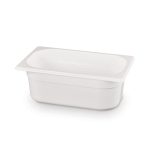 Tava gastronom GN 1/4, HENDI, 2,8L, Alb, 265x162x(H)100mm