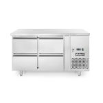 Masa frigorifica cu 4 sertare si unitate laterala, Arktic, Profi Line, 230V/250W, 1360x700x(H)858mm