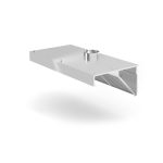 Hota diagonala, montare perete, HENDI, Profi Line, fara iluminare, 1200x700x(H)450mm