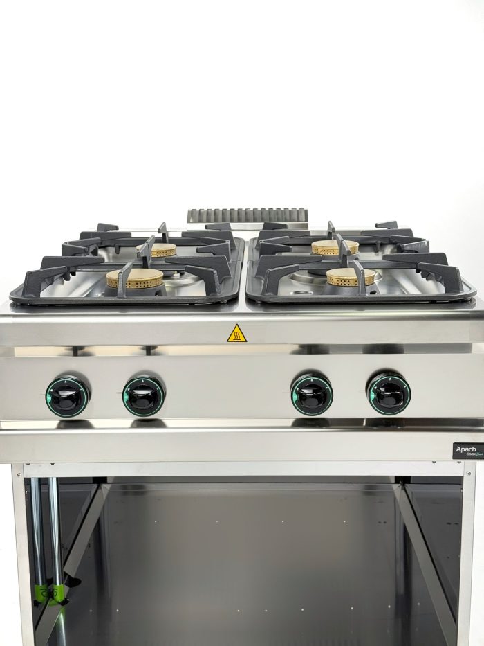 Apach 900 Series Aragaz pe gaz cu 4 arzătoare, Aprg-89P/Pl - Image 6
