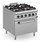 Apach 900 Series Aragaz cu 4 arzătoare pe gaz Aprg-89Fg/Pl