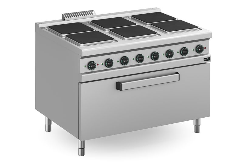 385597.jpg Apach Serie 900, Gătită electrică cu 6 plite (Hotplates Range Electric) Apre-129Fem/Pl - Image 1