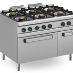 Apach Seria 900, Aragaz cu 6 arzătoare pe gaz Aprg-129Fe/Pl