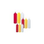Sticla dispenser mustar/sosuri, Hendi, 0,20 lt, polietilena, galben, dopul igienic ajuta la protejarea sosului, 50x(H)185 mm - Image 2