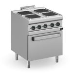 Apach Seria 700 Aragaz electric cu 4 plăci încălzitoare Apre-77Fe/Pl