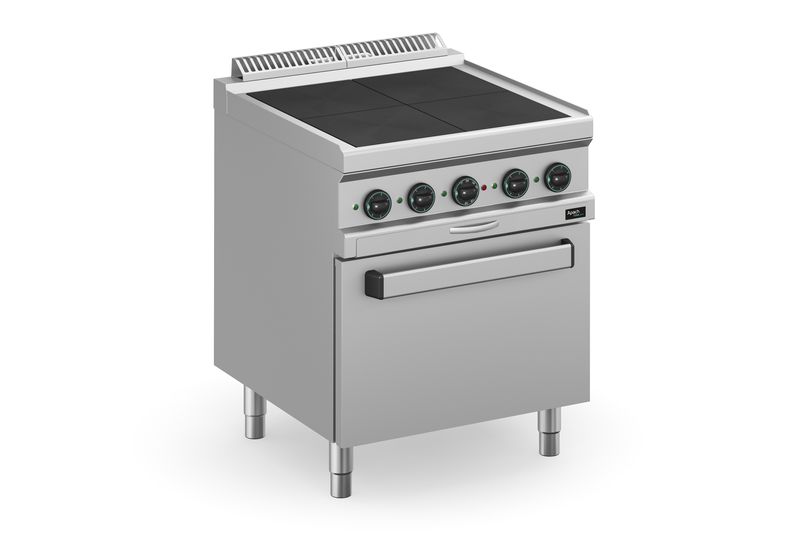 388131.jpg Apach 700 Series Aragaz Electric cu 4 Plăci de Gătit Apre-77Qfek/Pl - Image 1