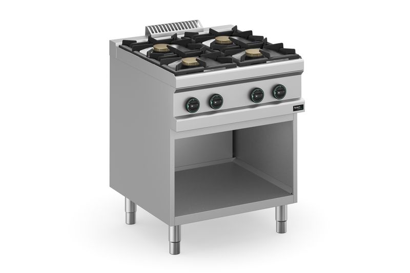 388167.jpg Apach Seria 700 Aragaz cu 4 Arzătoare pe Gaz Aprg-77P/Pl - Image 1