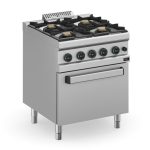 Apach Serie 700 Aragaz cu 4 arzătoare pe gaz Aprg-77Fg/Pl