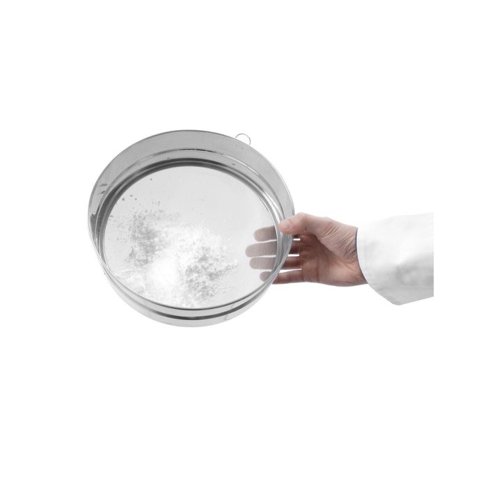Sita pentru zahar pudra, 410x(H)80 mm, inox, cu carlig agatare, Hendi - Image 2