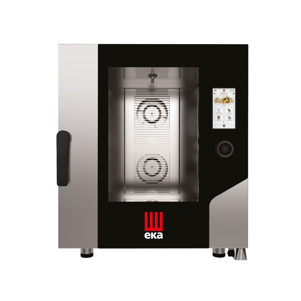395330577_BIG.jpg Cuptor cu convectie cu abur cu boiler Millenial Touch Screen Gastro 7x GN 1/1, electric, cu sistem automat de spalare, Tecnoeka, 400V/15000W, 730x849x(H)850mm - Image 1