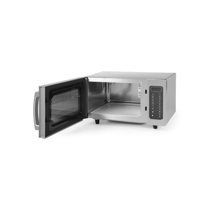 Cuptor microunde profesional, programabil, 25 lt, digital, corp inox, putere iesire 1000W, memorie 100 programe, Hendi, potrivit si pt uz profesional - Image 2