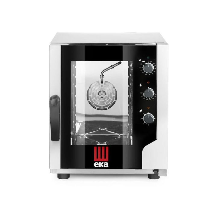 Cuptor Tecnoeka cu convectie si abur – Evolution New 5 x GN 2/3, electric, cu pulverizare directa, control electromecanic, GN 2/3, 230V, 3200W - Image 2