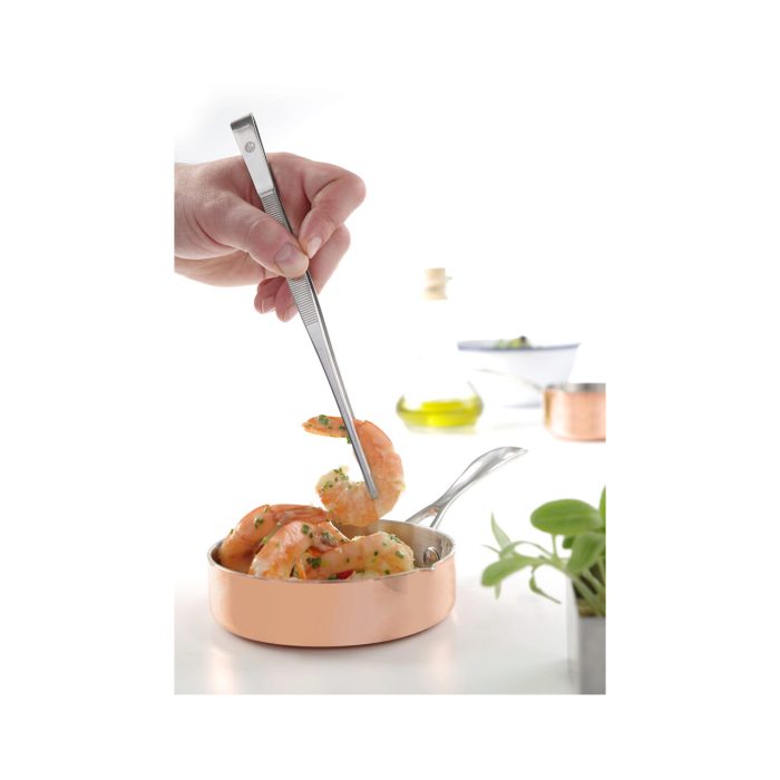 Penseta alimentara (L)230 mm, inox, pt decorare / manevrare produse fierbinti / dezosare peste, Hendi - Image 2