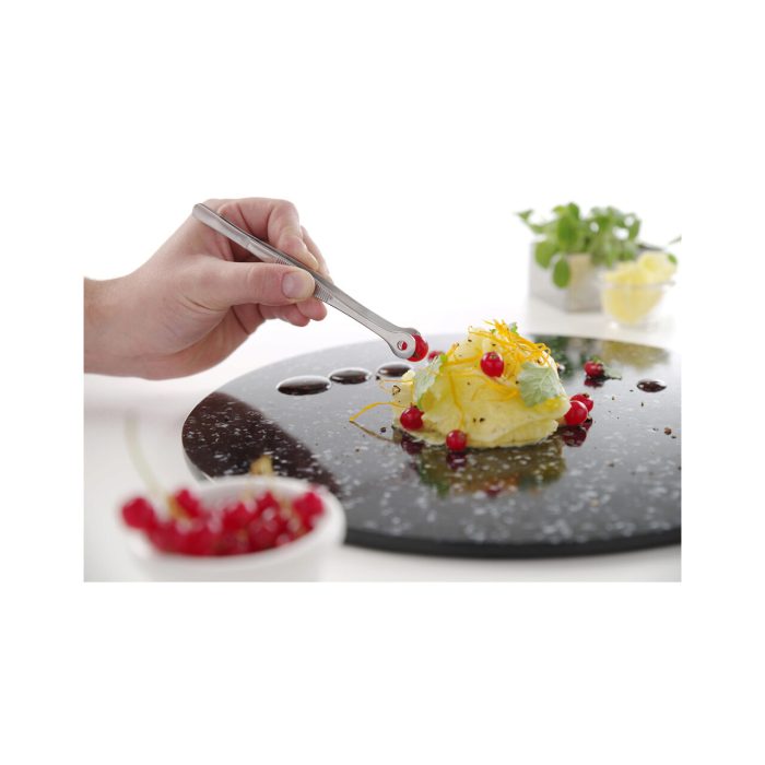 Penseta alimentara cu varf rotund (L)150 mm, inox, pentru decorare /dezosare peste / manevrare produse fierbintiHendi - Image 2