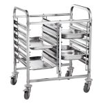 Carucior mobil dublu - 12 x GN 1/1 HENDI, 810x610x(H)960mm